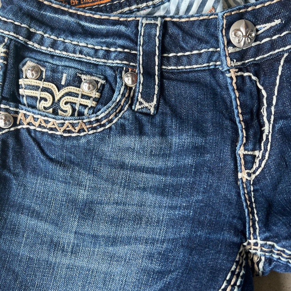 Long Rock Revival Jeans - Picture 6 of 9